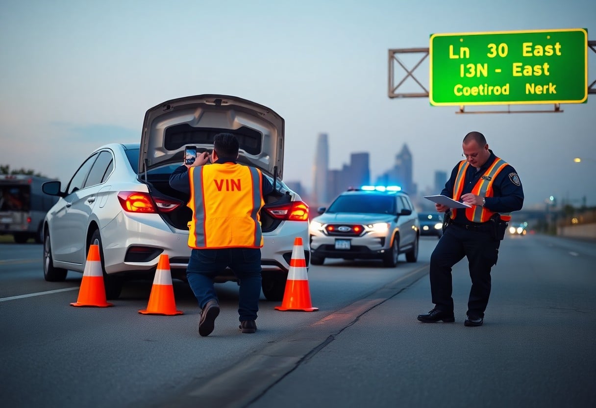 Car Breaks Down On Dallas Highway Hrt